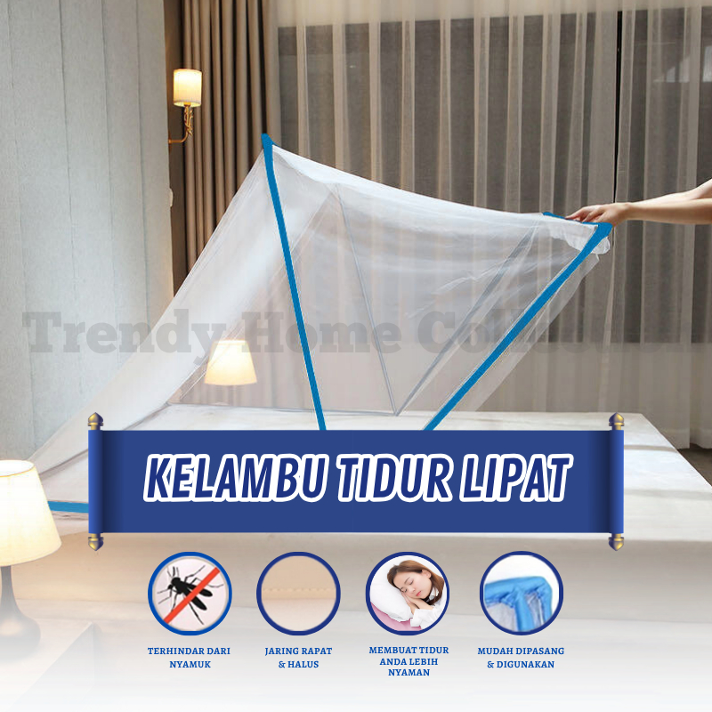 Kelambu Kotak Anti Nyamuk / Kelambu Kotak Lipat Portable Semua Jenis Ukuran / Kelambu Nyamuk Kotak /