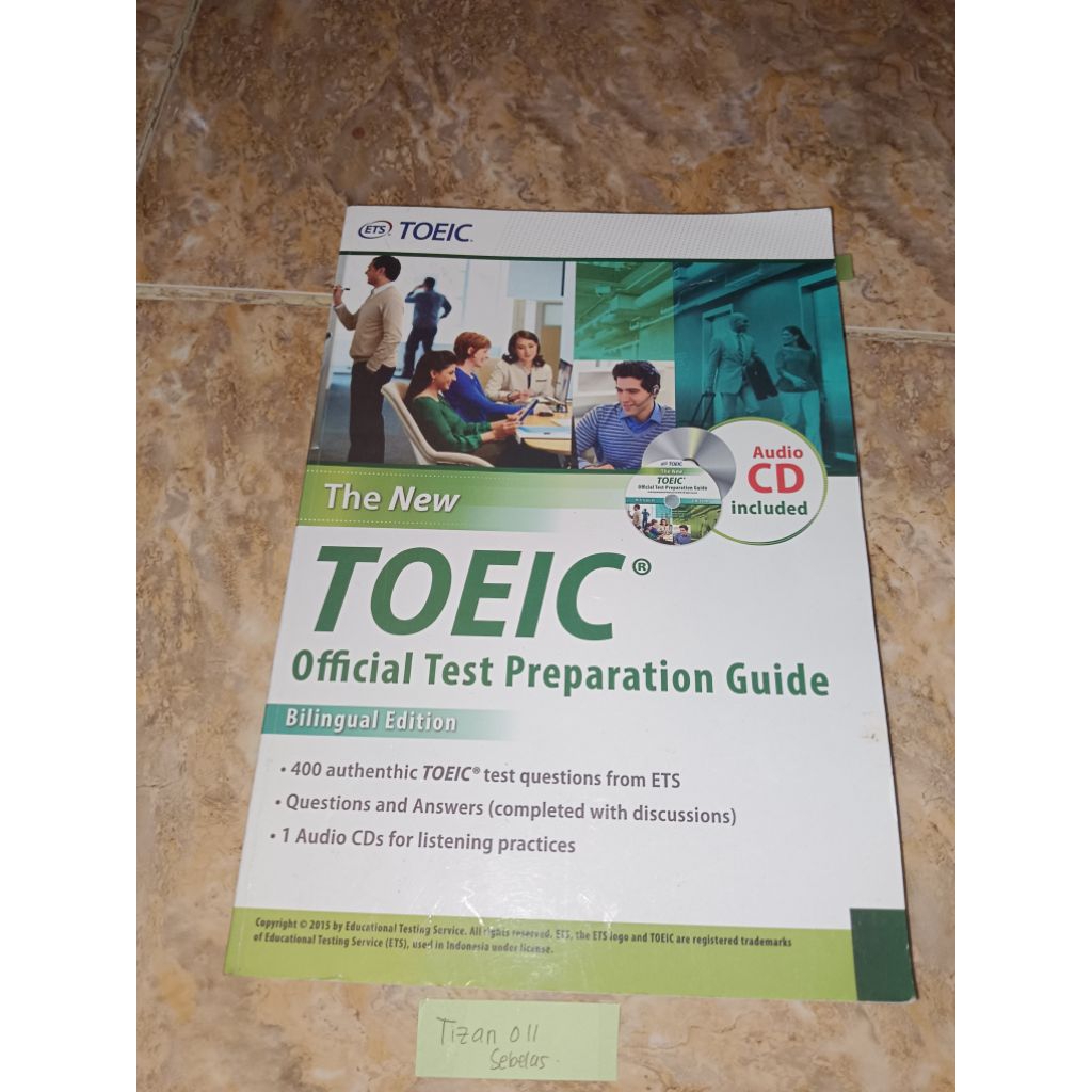Buku The new TOEIC Official test preparation guide