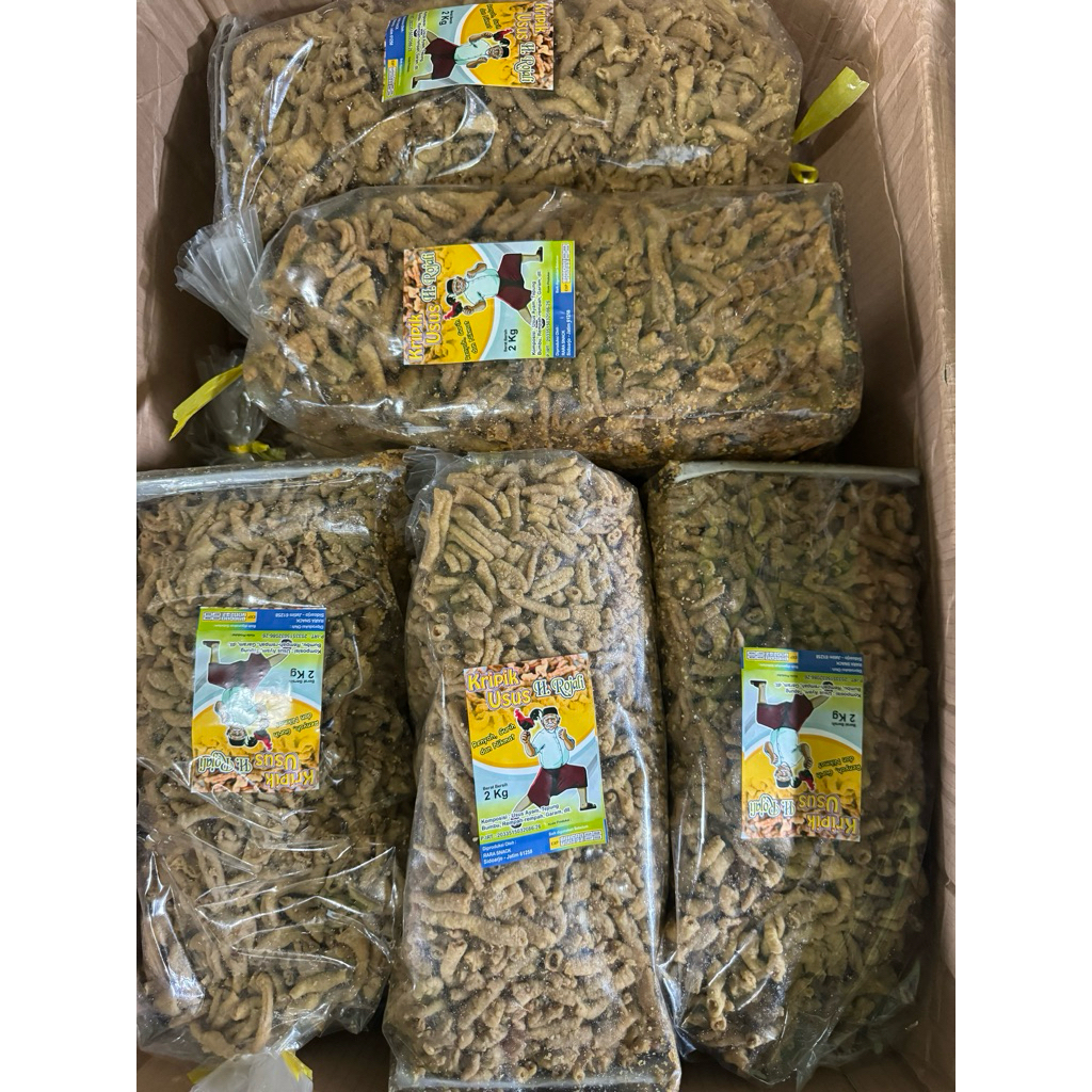 1KG Kripik Usus Ayam Original Merek H.Rojali