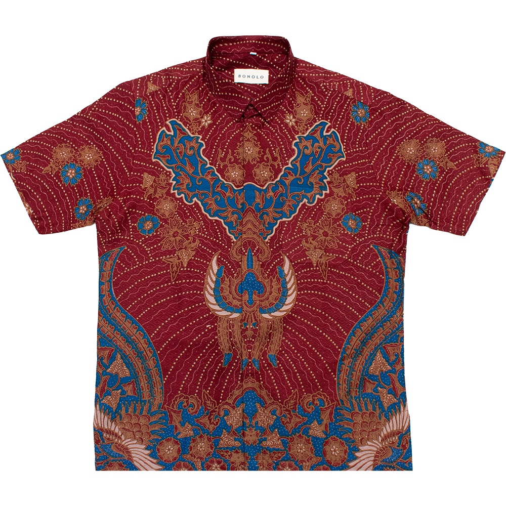 Merra - Bonolo Kemeja Batik Lengan Pendek