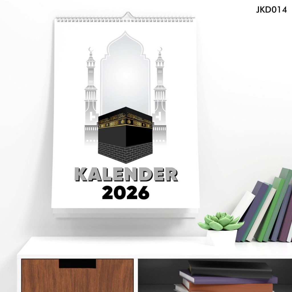 KALENDER DINDING 2026 AESTHETIC GAMBAR MASJID / KALENDER SPIRAL KALENDER GANTUNG 2026