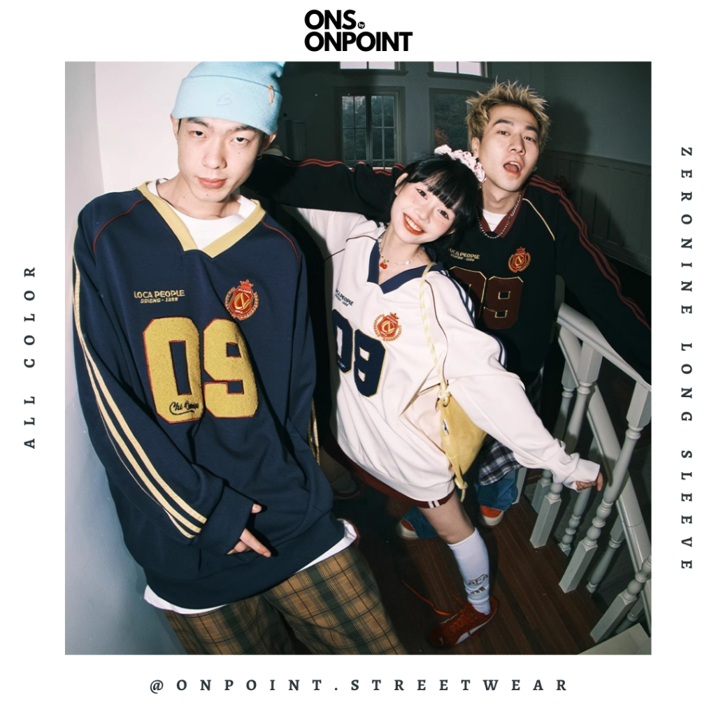 [ONS BY ONPOINT] Zeronine Long Sleeve - kaos lengan panjang kaos pria streetwear korea atasan fashio