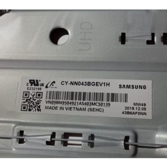 Panel TV SAMSUNG 43 Inch CY-NN043BGEV1H | Panel TV SAMSUNG