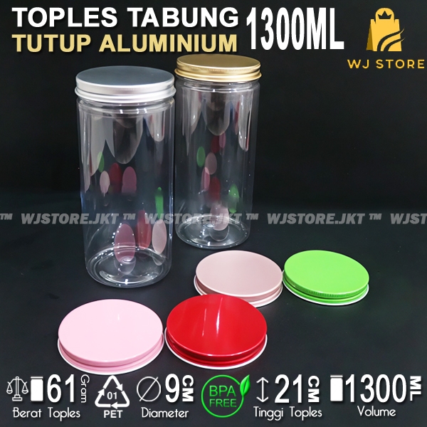 TOPLES TABUNG 1300ML ALUMINIUM / TOPLES 1300ML