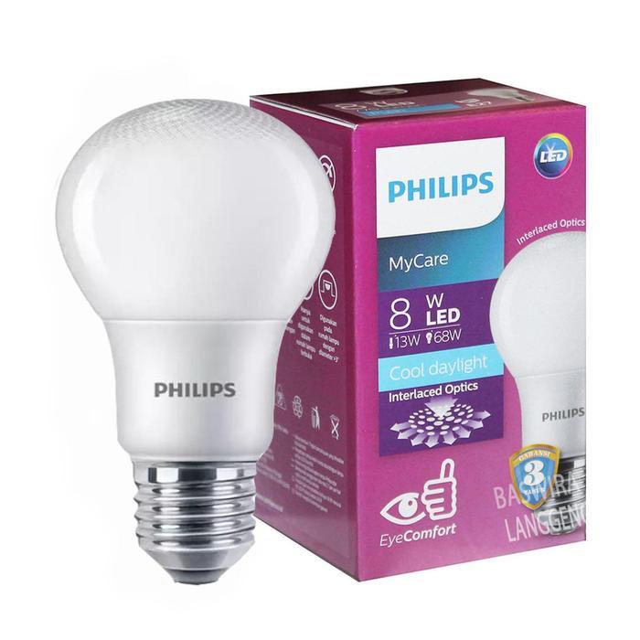LAMPU PHILIPS LED 8 WATT PUTIH
