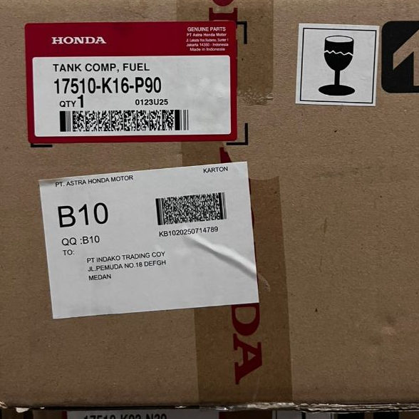 Tangki Bensin Honda BeAT FI 17510-K16-P90