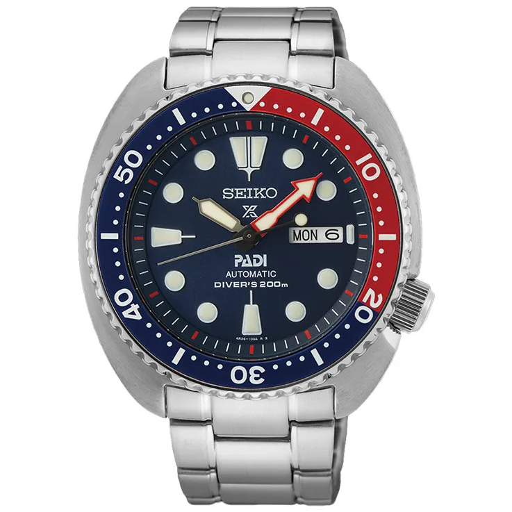 Galery Jam Tangan Seiko Prospex Turtle Pepsi SRPE99K1 Automatic Diver's Stainless Steel