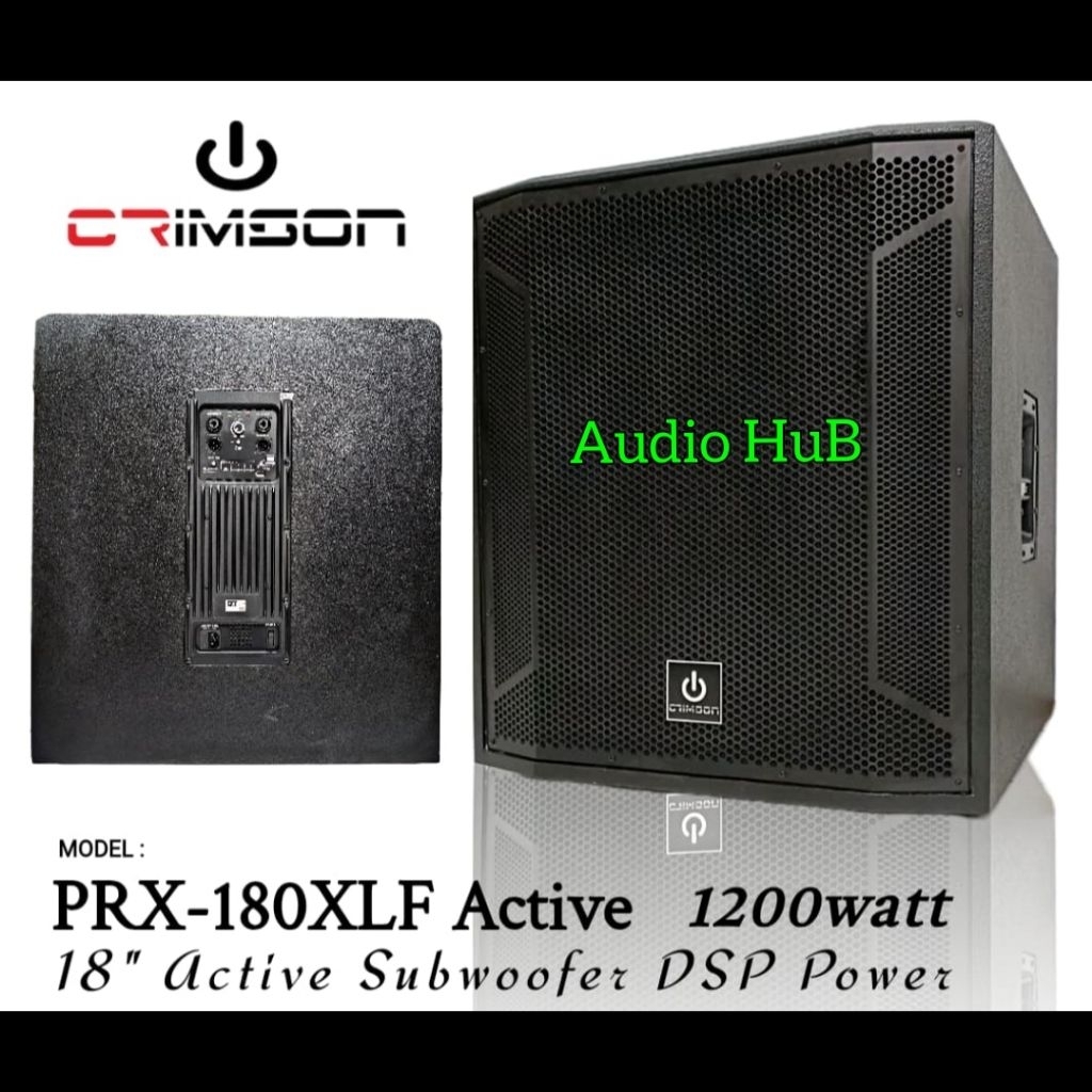 Subwoofer Aktif 18 Inch Crimson PRX 180XLF PRX180XLF Origina 1200 Watt DSP Powerl