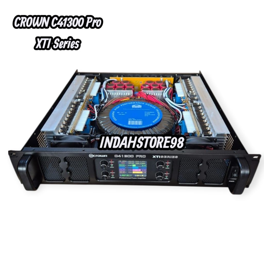 Power 4 Channel Crown C41300 Pro 4X1200W Power Amplifier Crown CX41300