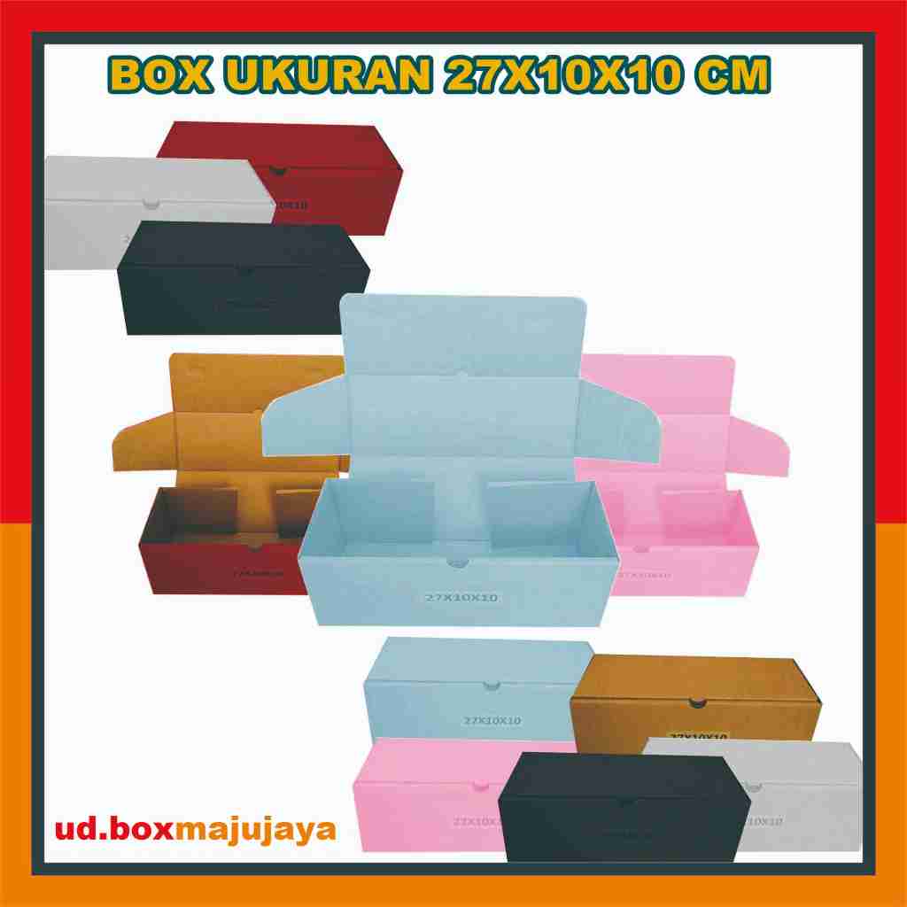 Box 27X10X10 Cm / Box Lipat Depan / Box Tumbler