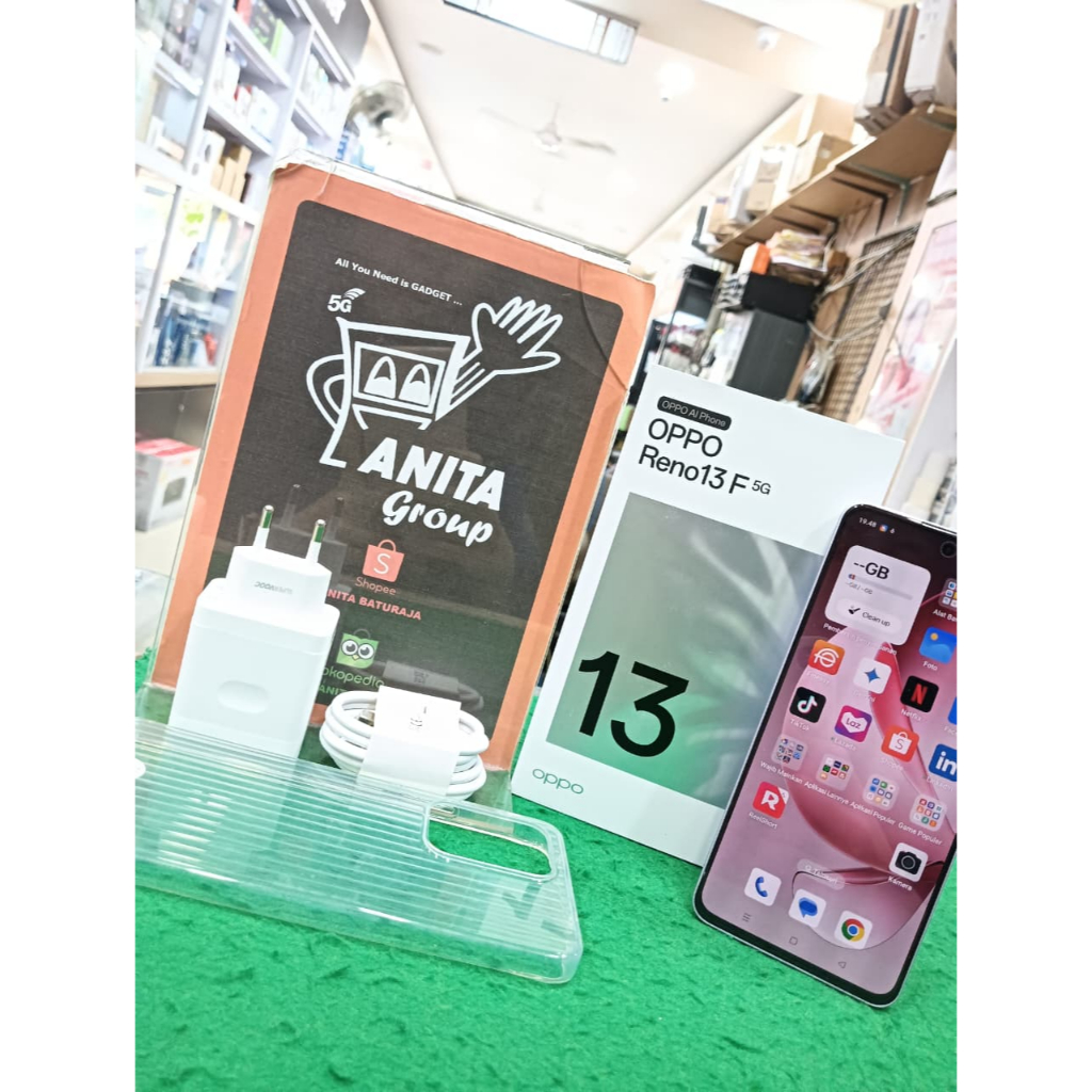 EX DEMO OPPO RENO 13F 5G RAM 8/256GB (GRAY) (PURPLE) FULLSET