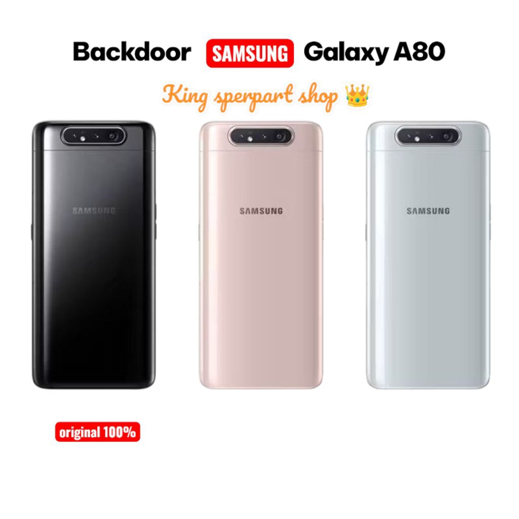 BACKDOOR BACK COVER TUTUP BELAKANG SAMSUNG A80 ORIGINAL