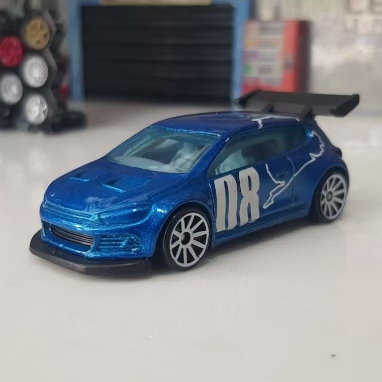 hot wheels scirocco gt biru