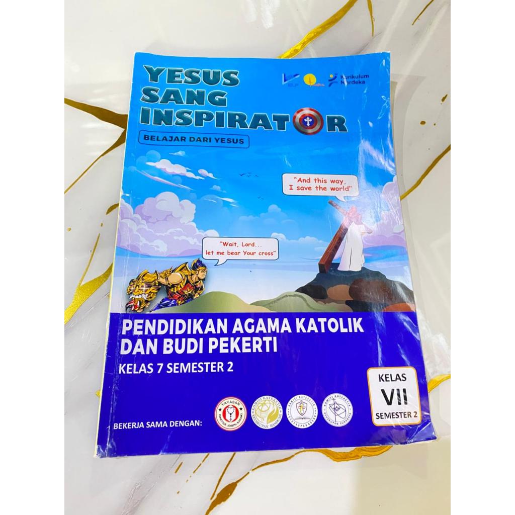 Buku Yesus Sang Inspirator Pendidikan Agama Katolik dan Budi Pekerti Semester 2 Kelas 7