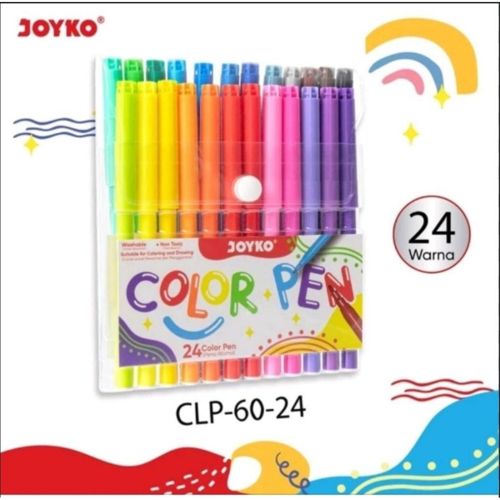 color pen joyko 24 color pen