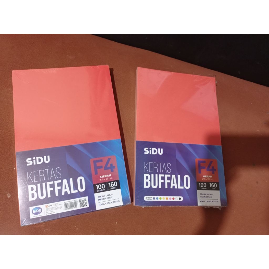 kertas cover  merah sidu dpt 2 pak