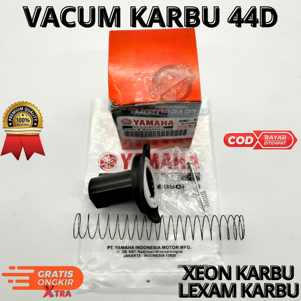 VAKUM KARBU 44D UNTUK MOTOR XEON KARBU,LEXAM KARBU.YGP BERKUALITAS ORIGINAL ASLI ORI