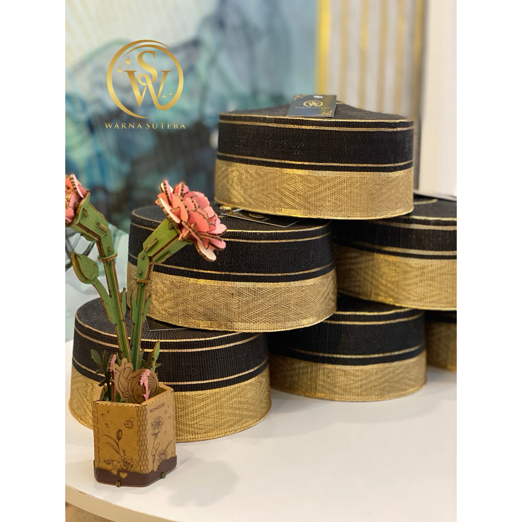 Songkok Recca Halus ‘muhammad’ tembaga GOLD