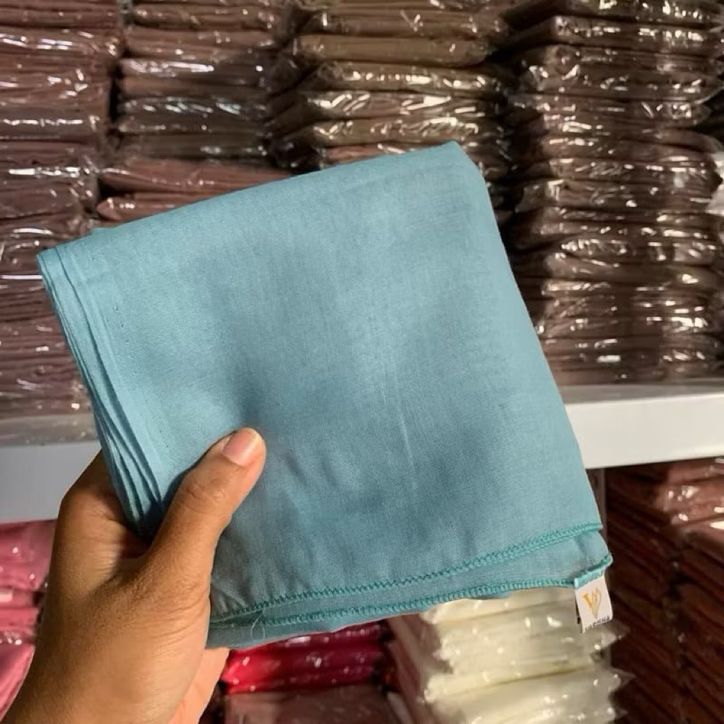 Hijab segi empat paris jadul biru wardah || Segiempat biru wardah || Paris jadul Biru Wardah || Hija