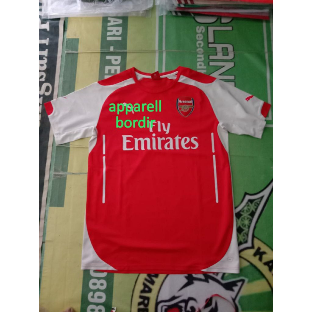 Jersey Baju Bola Arsennall Home Retro 2014 2015 Second
