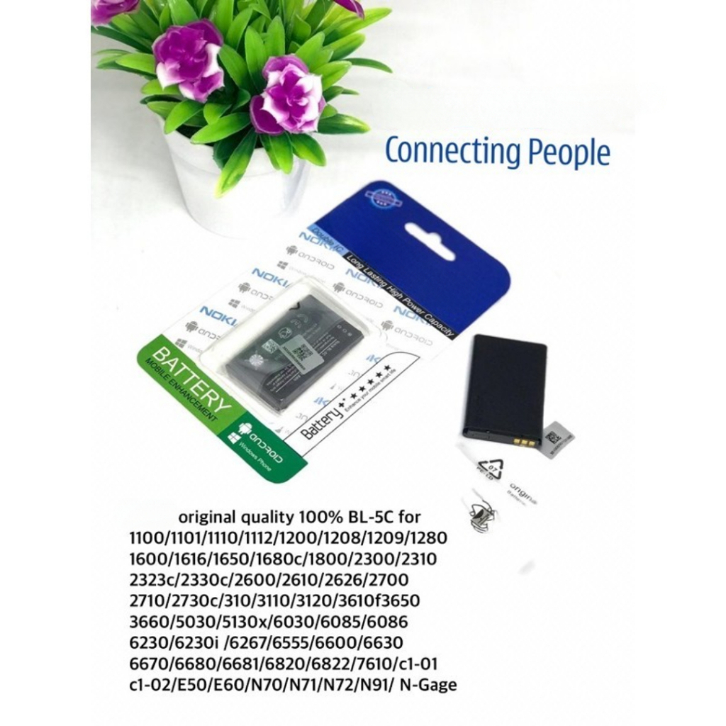 BATERAI NK BL-4C / BL-5C ORIGINAL 1100 / 1101 / 1110 / 1110i / 1112 / 1200 / 1208 / 1209 / 1280 BY.R
