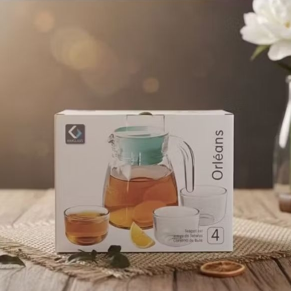 Orleans Teko Set Lengkap dengan Teko dan Gelas