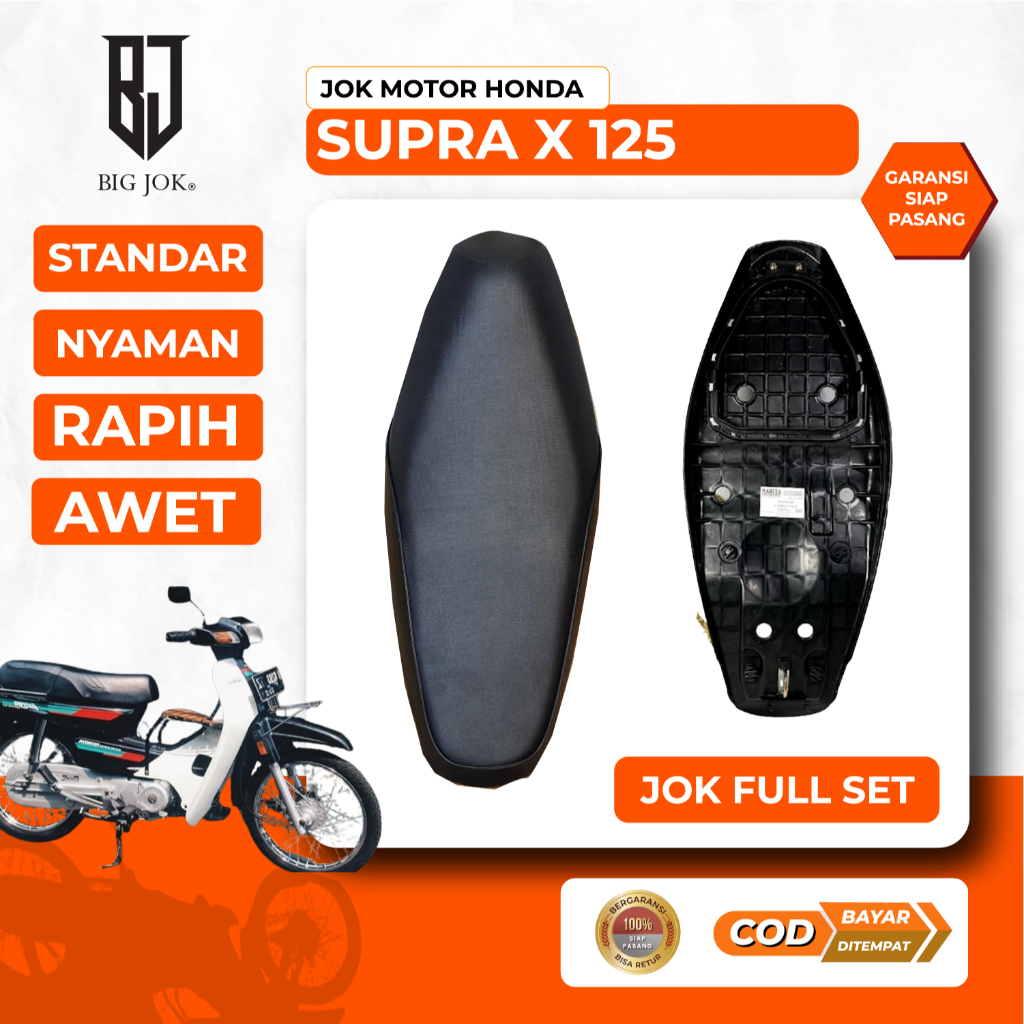 Jok motor supra x 125 karbu Jok standar honda supra