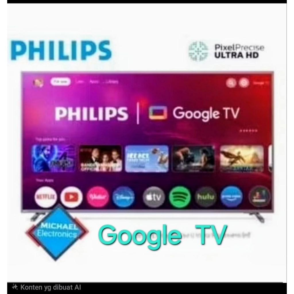Tv led GOOGLE TV  philips 43 inch 43PFT6509