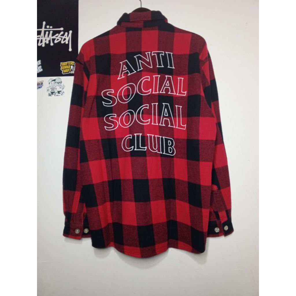 Kemeja Flannel ASSC/Anti Social Social Club | HC.id08