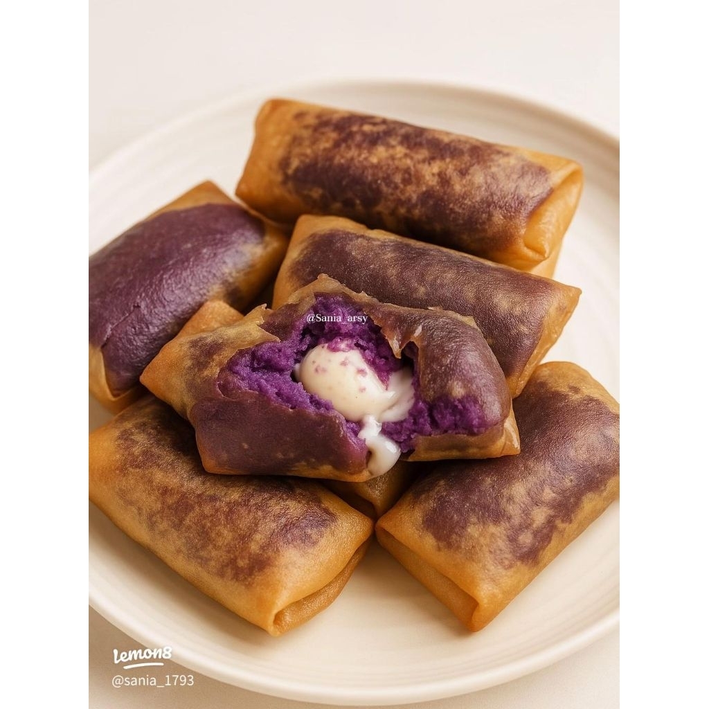 ubi lumpia keju lumer