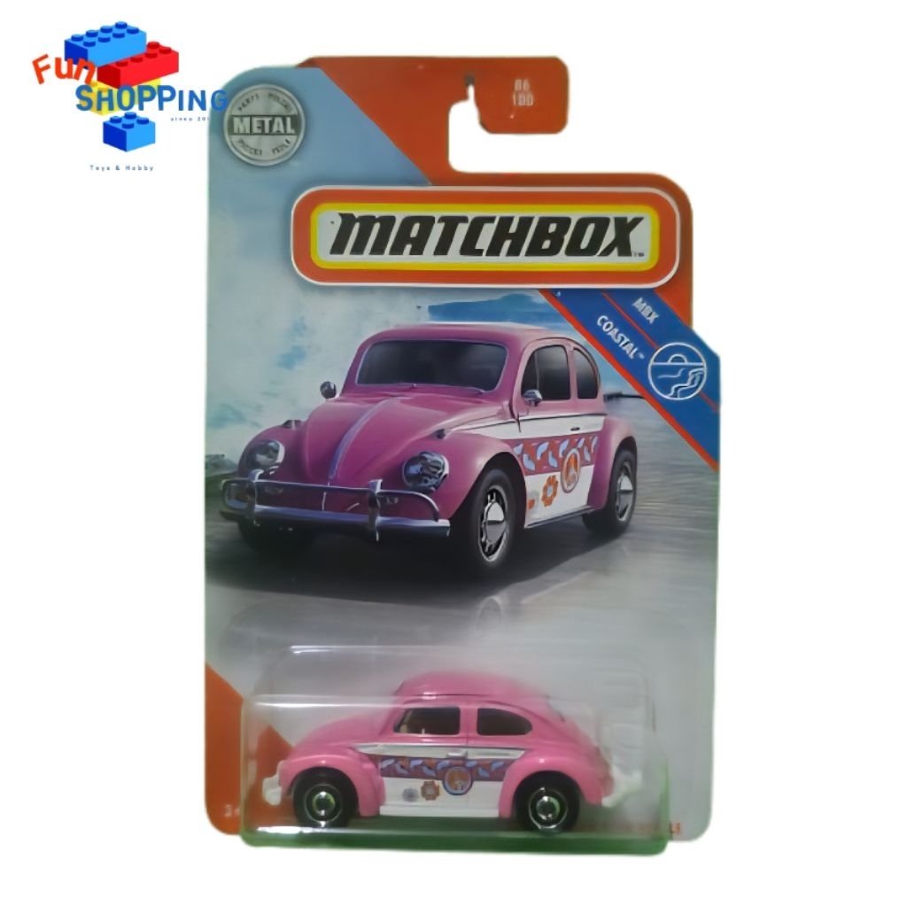 Matchbox Diecast VW Beetle Pink