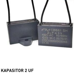 Kapasitor Kipas Angin 2 Mikro / Capasitor 2 UF / Kapasitor Maspion Advance TDS Sekai