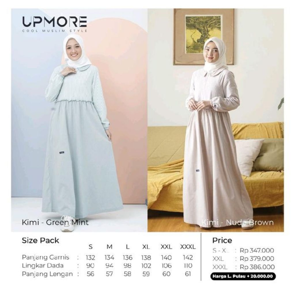 PROMO TERMURAH GAMIS UPMORE BY MUTIF KIMI