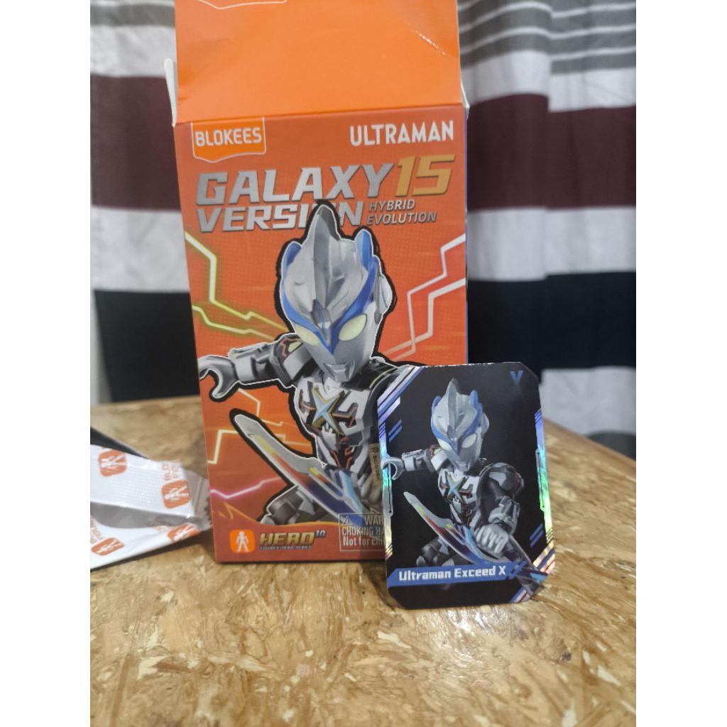 Blokees Ultraman Galaxy Version 15 Ultraman X Exceed Belum rakit