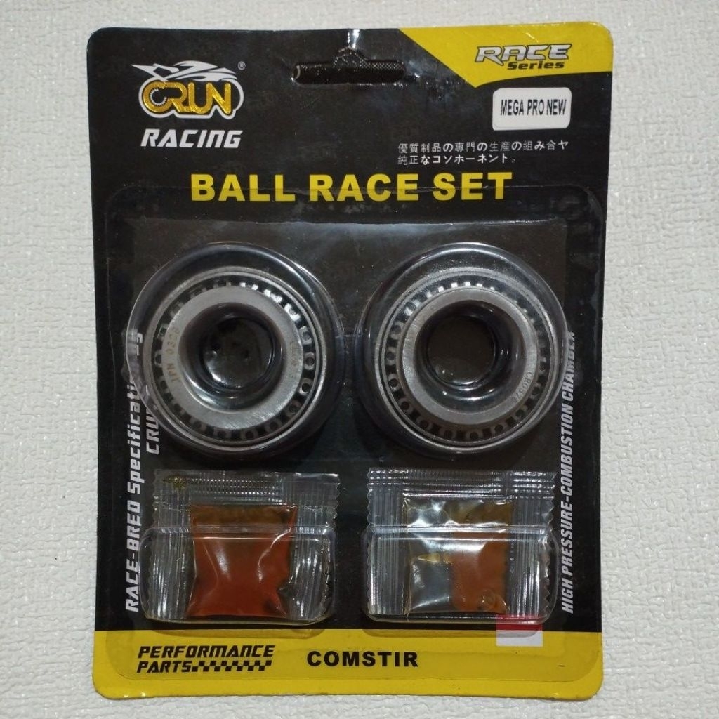 CRUN COMSTIR RACING MEGAPRO NEW (KYE) /MEGAPRO MONO /CB 150R /CBR 150 /VERZA /KOMSTIR BALL RACE SET 