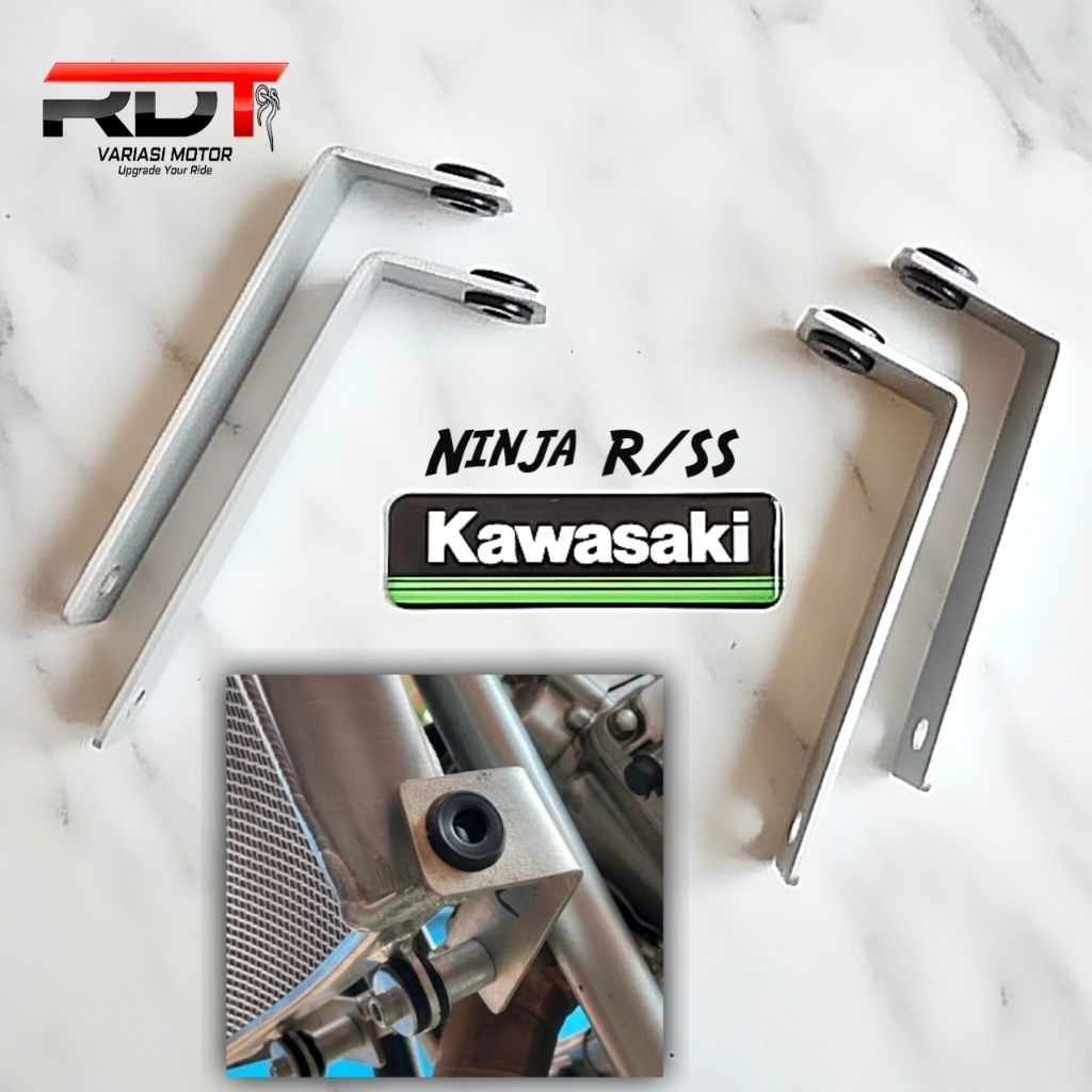 Bracket Radiator Ninja R/SS Sirip Radiator SPAC  BPRO QTT Ninja R SS