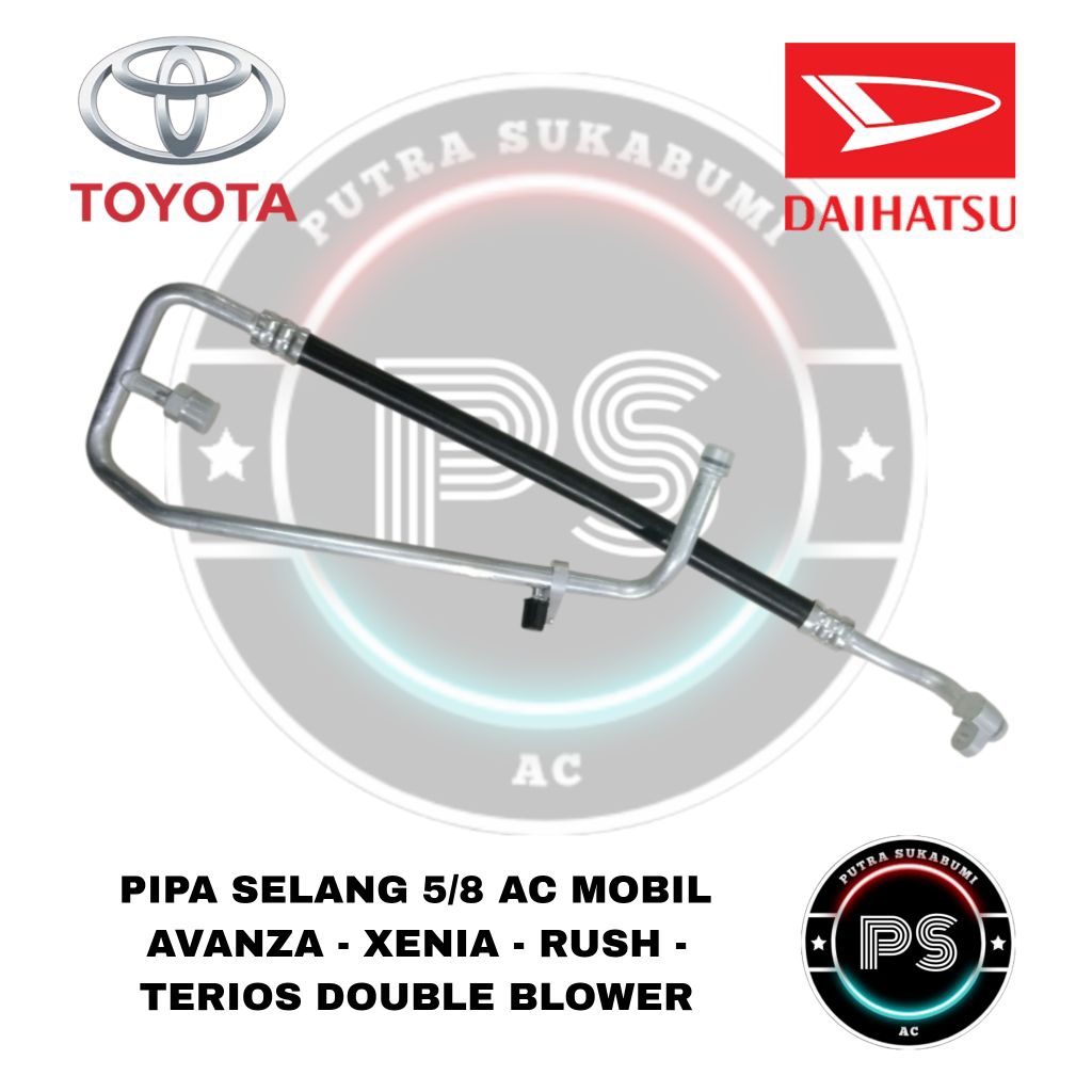 PIPA SELANG HOSE SUCTION 5/8 AC MOBIL AVANZA XENIA TERIOS RUSH DOUBLE BLOWER