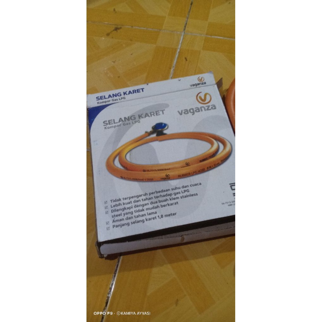 regulator + selang vaganza ori