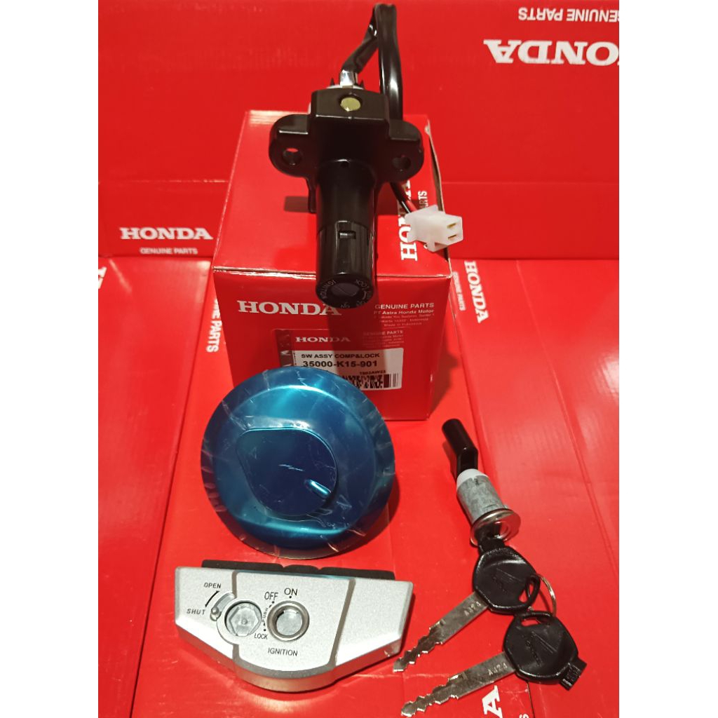 KUNCI KONTAK+TUTUP TANGKI CB 150 OLD/CB150 OLD/CBR 150 OLD/CB150R OLD KODE K15