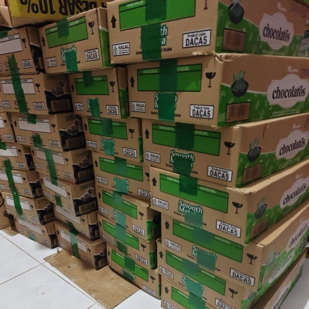chocolatos drink 1 dus isi 8 renteng (harga termurah)