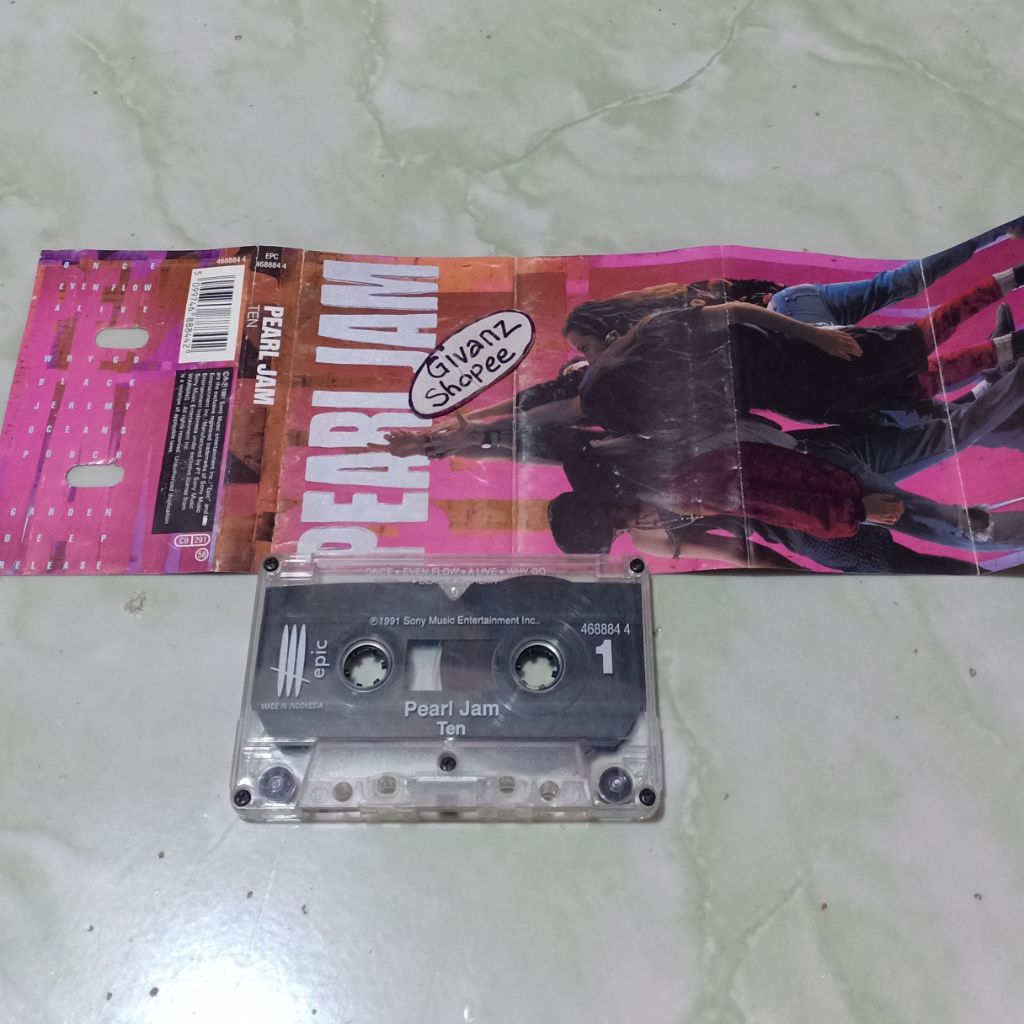 kaset pita PEARL JAM - Ten