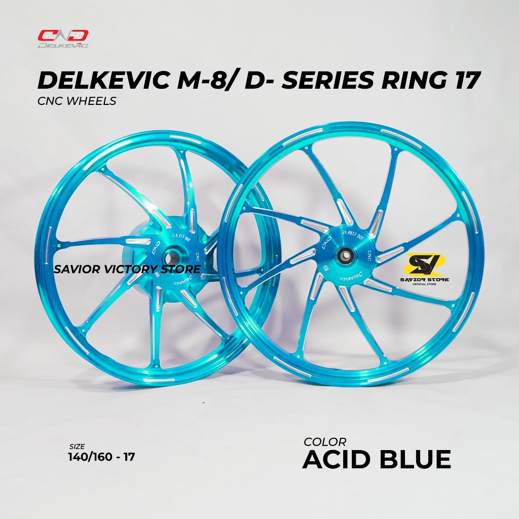 VELG RACING DND DELKEVIC M8/ D SERIES RING 17 MOTOR VARIO 125/150 MIO MIO SPORTY MIO SOUL ORIGINAL  