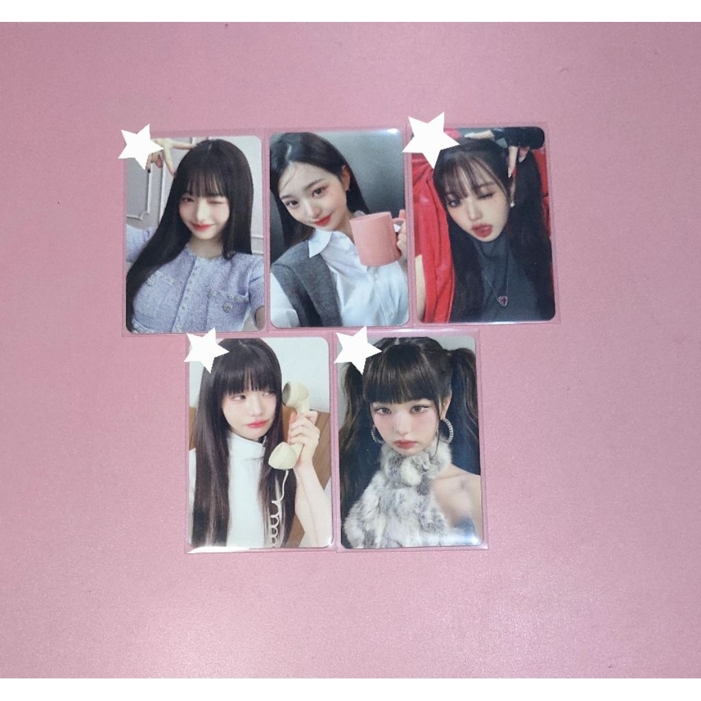 PHOTOCARD PC OFFICIAL WONYOUNG IVE HAPA KRISTIN GRAZIA BADDIE IDOUSTAGE EMPHATY