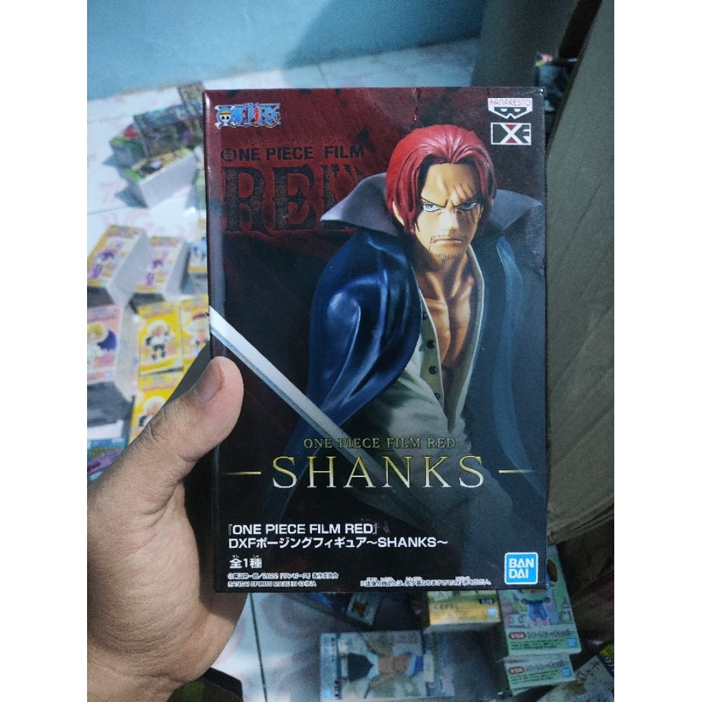 DXf shanks Dxf Akagami No Shanks One Piece Red Figure ori banpresto GLM grandline