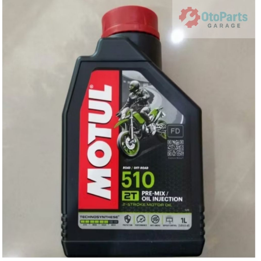 Oli Motul 510 2T – Oli Mesin Motor 2T Semi Synthetic Original