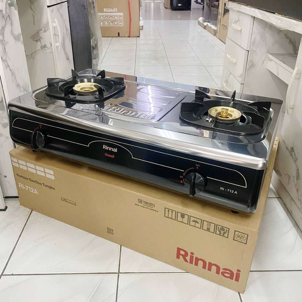RAK KOMPOR 2 TUNGKU RINNAI