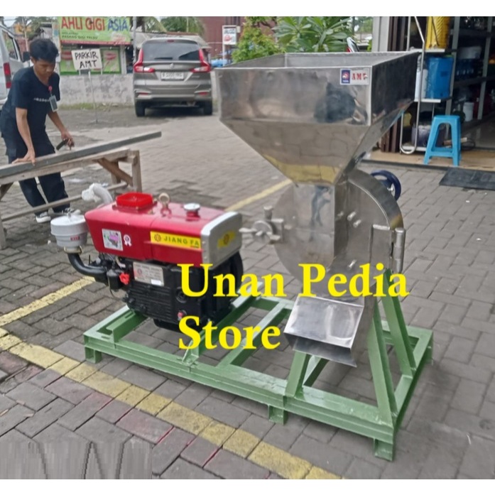 Mesin Gilingan Bumbu Cabai Ukuran 12 Inch – Mesin Penggiling Cabai Kunyit 12 Inchi - Mesin Gilingan 