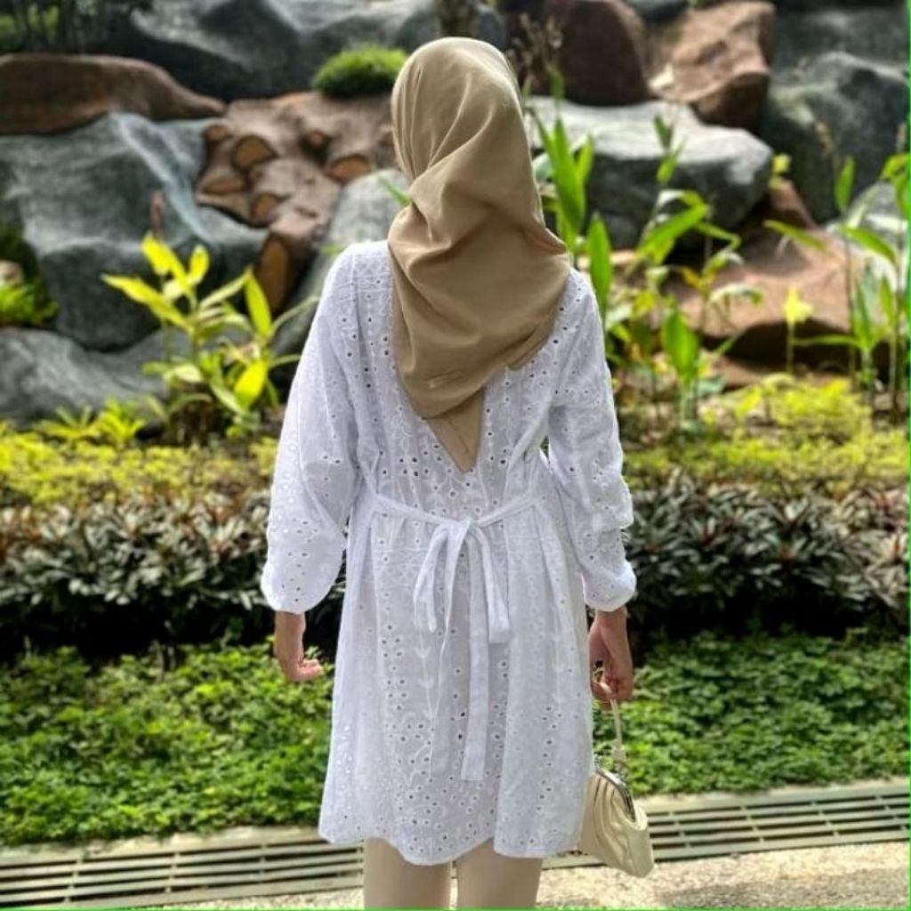 Katbol tunik /atasan wanita / tunik katun bordir / baju kondangan