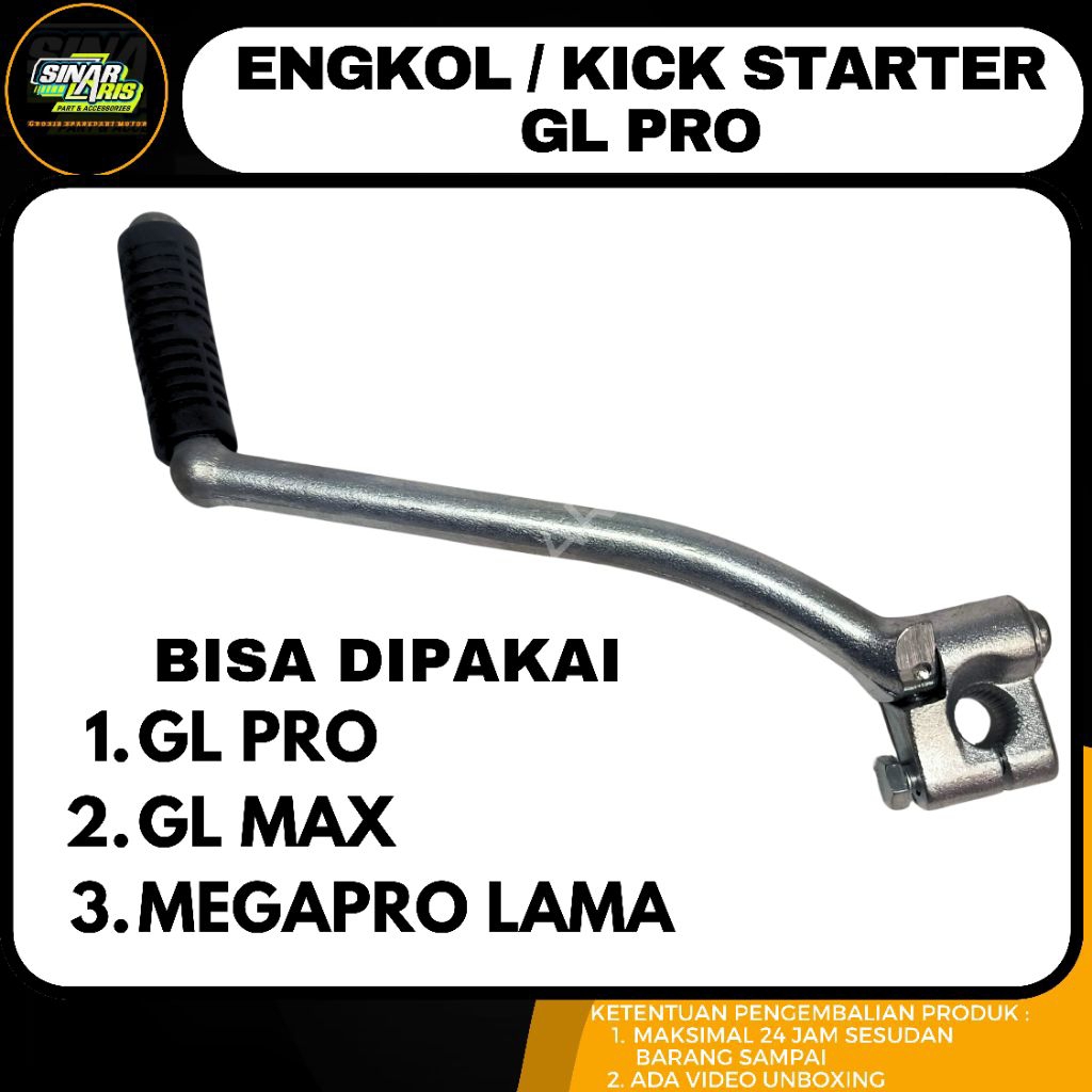 ENGKOL GL PRO / KICK STARTER GL PRO GL MAX MEGAPRO LAMA OLD KUALITAS ORIGINAL