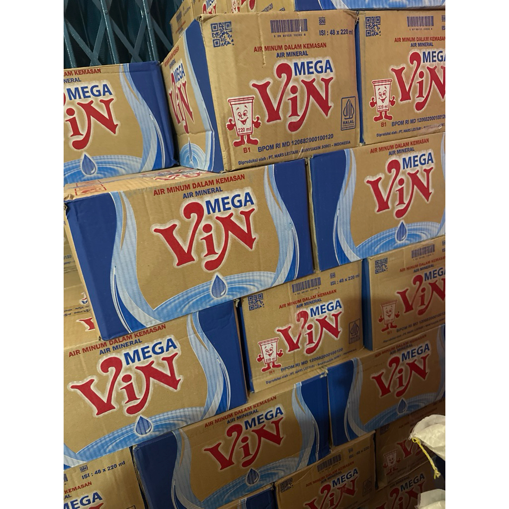 Air Mineral Megavin Cup 1 Dus isi 48 ( GRATIS ONGKIR INSTANT )